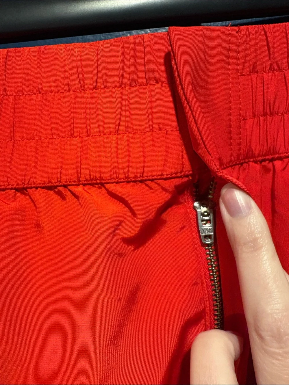 Future Collective Red & White Stipe Jogger Windbreaker Pants NWOT - Picture 3 of 9